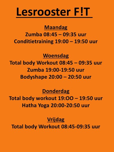 klik hier voor het lesrooster